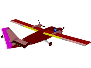 de Havilland Canada DHC-6 Twin Otter 3D Model