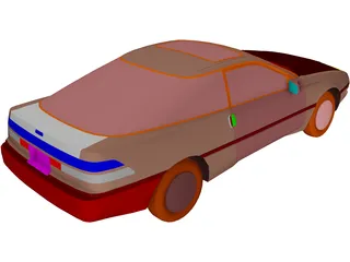 Ford Probe (1989) 3D Model