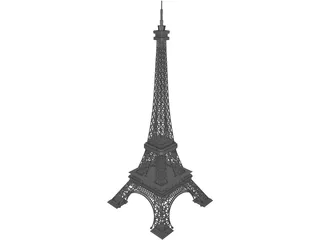 Eiffel Tower 3D Model