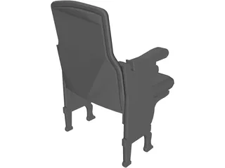 Theater Seats 3D Model