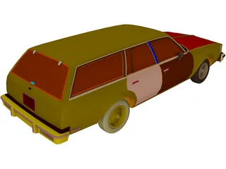 Oldsmobile Cutlass Cruiser (1983) 3D Model