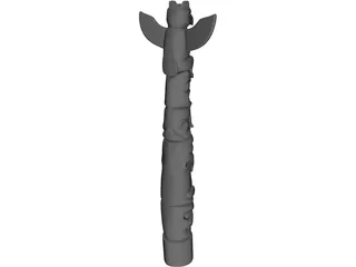 Totem Pole 3D Model