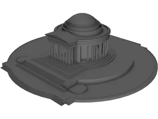 Jefferson Memorial 3D Model