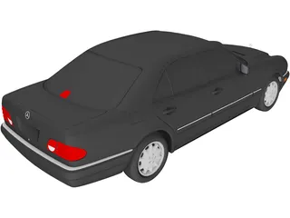 Mercedes-Benz E-class (1996) 3D Model