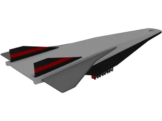 Rockwell X-30 3D Model
