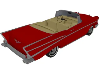 Chevrolet BelAir Convertible (1957) 3D Model