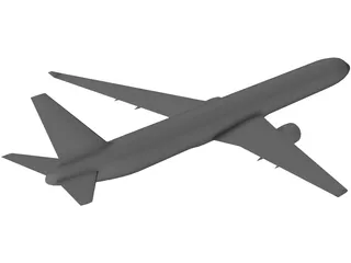 Boeing 767-400 3D Model