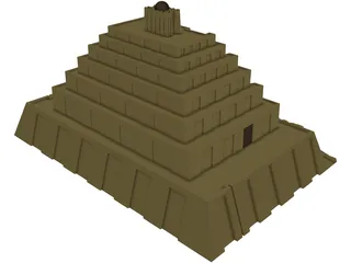 Temple 3D Model