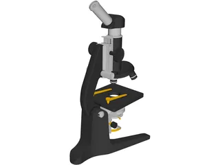 Microscope 3D Model