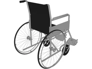 Wheelchair 3D Model