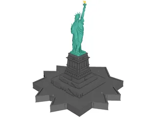 Statue Of Liberty 3D Model