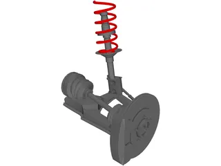 Suspension Front 3D Model