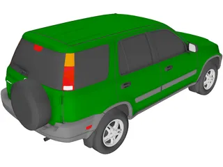 Honda CRV (1997) 3D Model