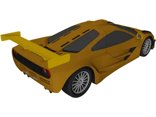 McLaren F1 GT1 (1997) 3D Model