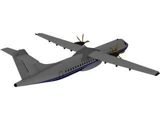 ATR 72 3D Model