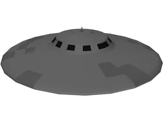 Flying Saucer 3D Model