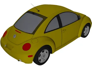 Volkswagen Beetle (1998) 3D Model