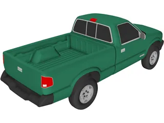 Chevrolet S10 Pickup (1994) 3D Model