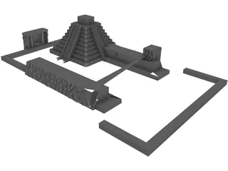 Chichen Itza 3D Model