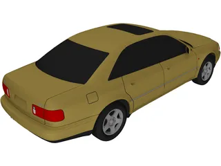 Audi A8 (1998) 3D Model