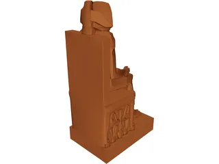 Khafre Statue 3D Model