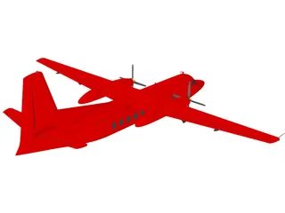 Fairchild Hiller FH-227 3D Model