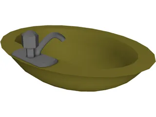 Sink Bathroom 3D Model