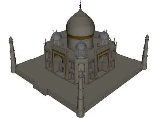 Taj Mahal 3D Model