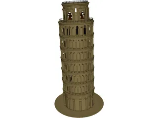 Tower Of Pisa 3D Model