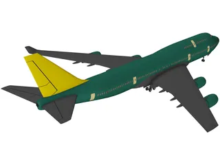 Boeing 747-400 3D Model