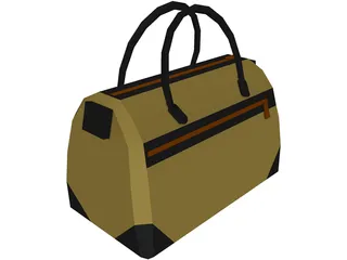 Duffel Sports Bag 3D Model