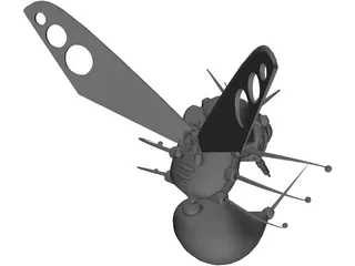 Metal Bee 3D Model