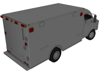 Ambulance Classic 3D Model