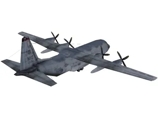 Lockheed EC-130H Compass Call 3D Model