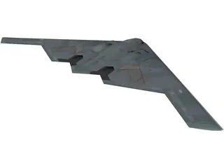 B2 Stealth Bomber 3D Model