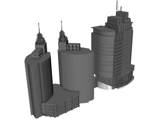 Building Office 3D Model