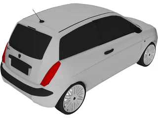 Lancia Ypsilon (2003) 3D Model