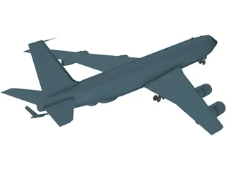 KC-135R Stratotanker 3D Model