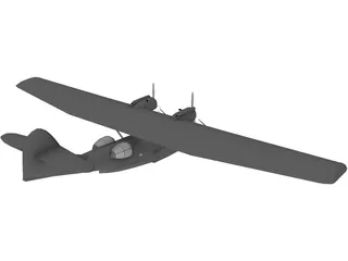 Amphibious Aircraft 3D Model