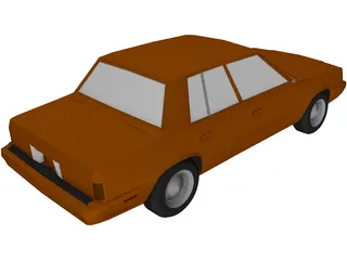 Plymouth Reliant (1985) 3D Model