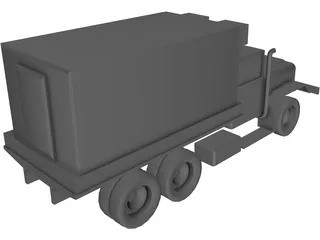 M35A2 Radio Truck 3D Model