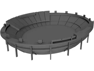 Modern Stadium 3D Model