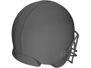 Football Helmet 3D Model