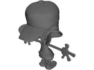 Kid Paddle 3D Model