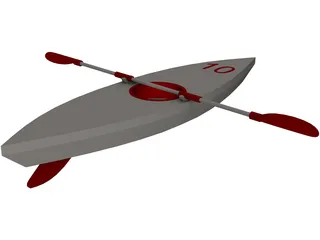 Kayak 3D Model