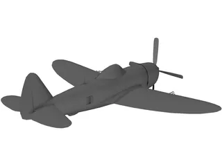 Republic P-47D Thunderbolt 3D Model