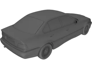 BMW 325i (1996) 3D Model