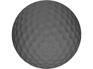 Golf Ball 3D Model