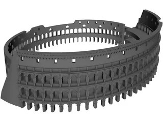 Coliseum Roman 3D Model