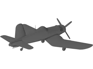 F4U-5 Corsair 3D Model